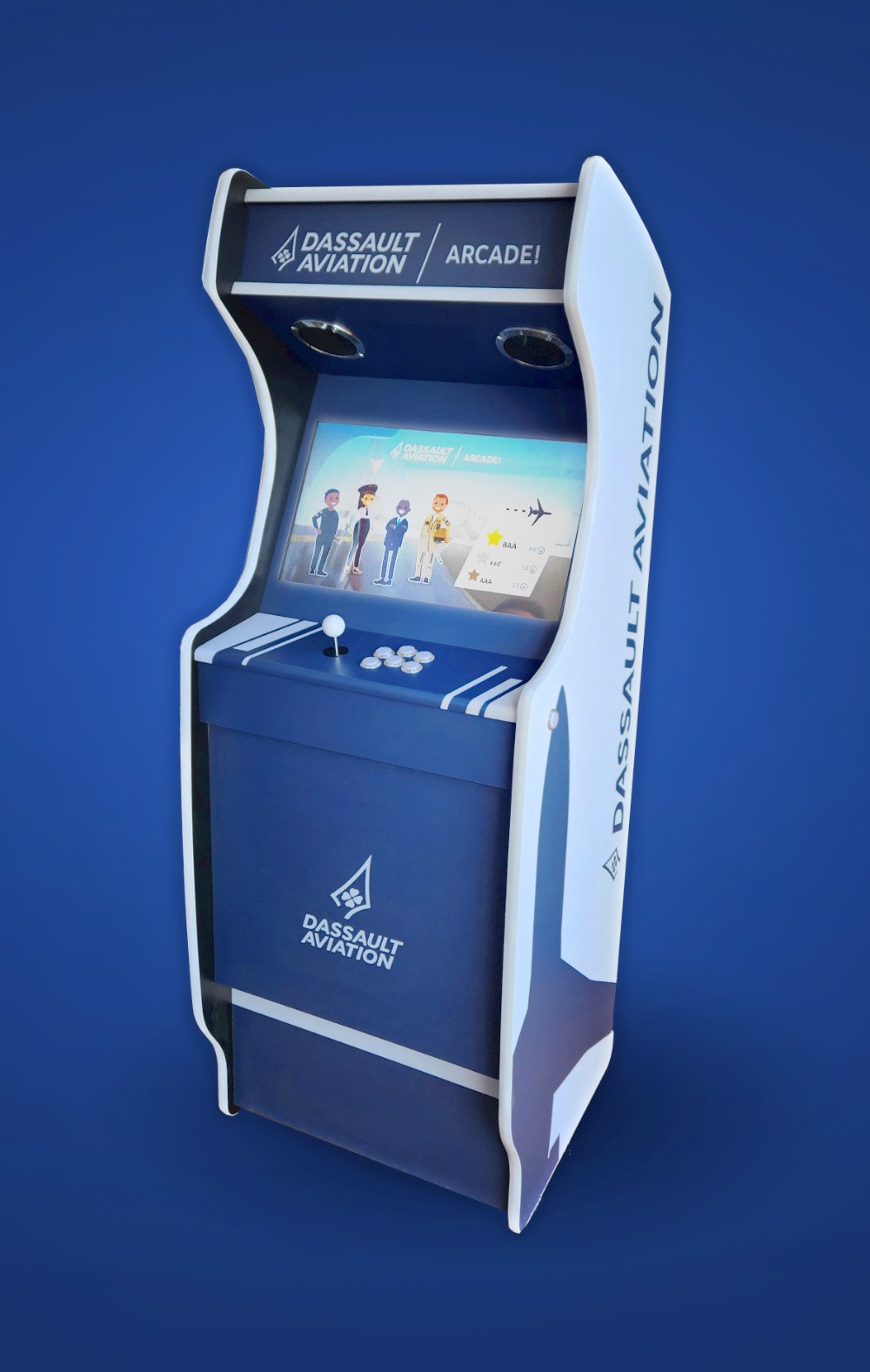 Dassault Aviation - La borne de jeu personnalisée au service de l’image de marque 2 Borne