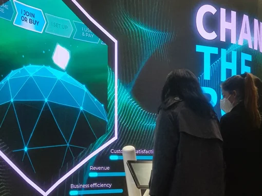 QVANTEL – Ice Breaker Digital en salon professionnel